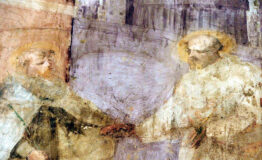 14-Gioi._Convento_di_San_Francesco._Affresco_nel_chiostro